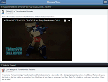 Tablet Screenshot of forums.tformers.com